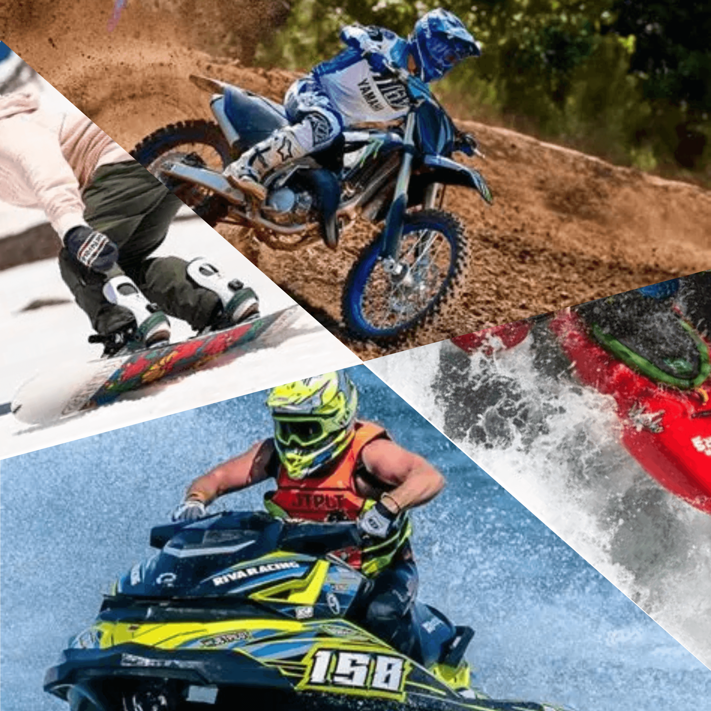 Adventure gear collage
